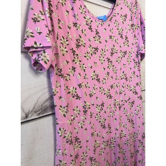 Draper James Pink Dress With Flowers Maxi Flirty - Picture 2 of 6